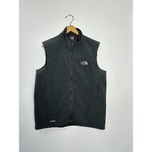 The North‎ Face Mens TNF Apex Softshell Vest Fleece Lined Black Size Medium